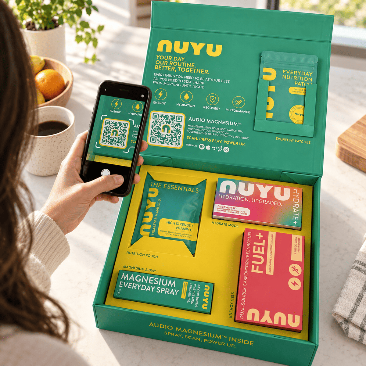 NUYU Everyday Box | Daily Wellness Box with Audio Magnesium™