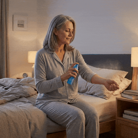 8-12 sprays on clean skin (arms, legs, shoulders, wherever feels right).