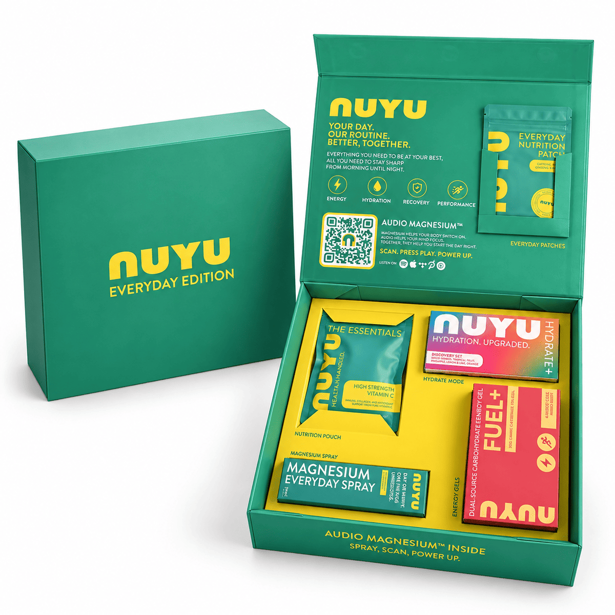 NUYU Everyday Box | Daily Wellness Box with Audio Magnesium™