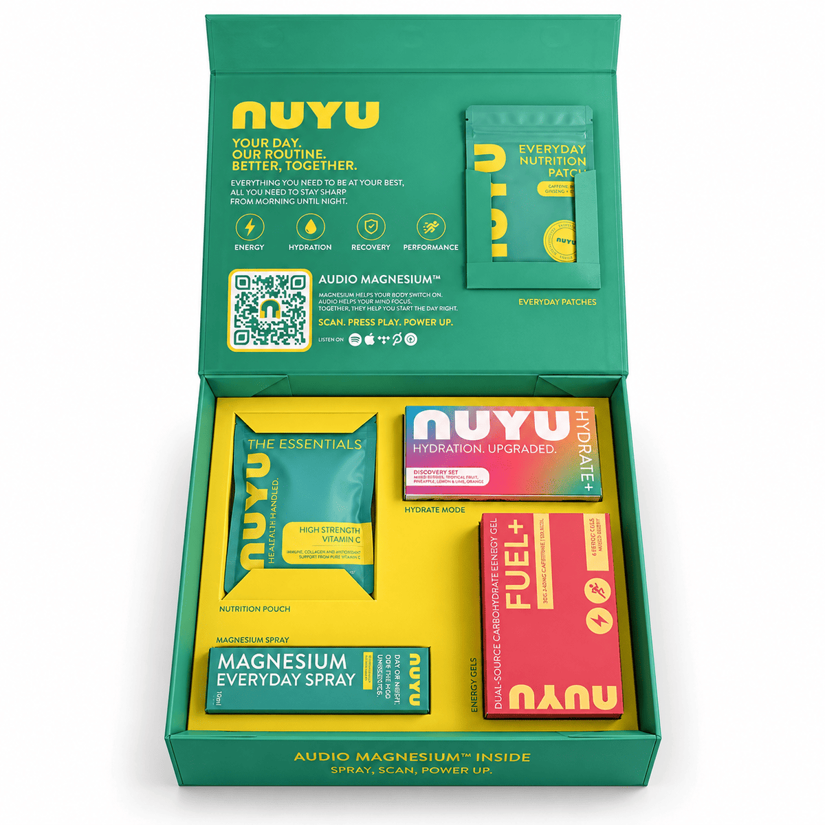 NUYU Everyday Box | Daily Wellness Box with Audio Magnesium™