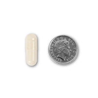 gut biotic capsule size next to 5 pence 