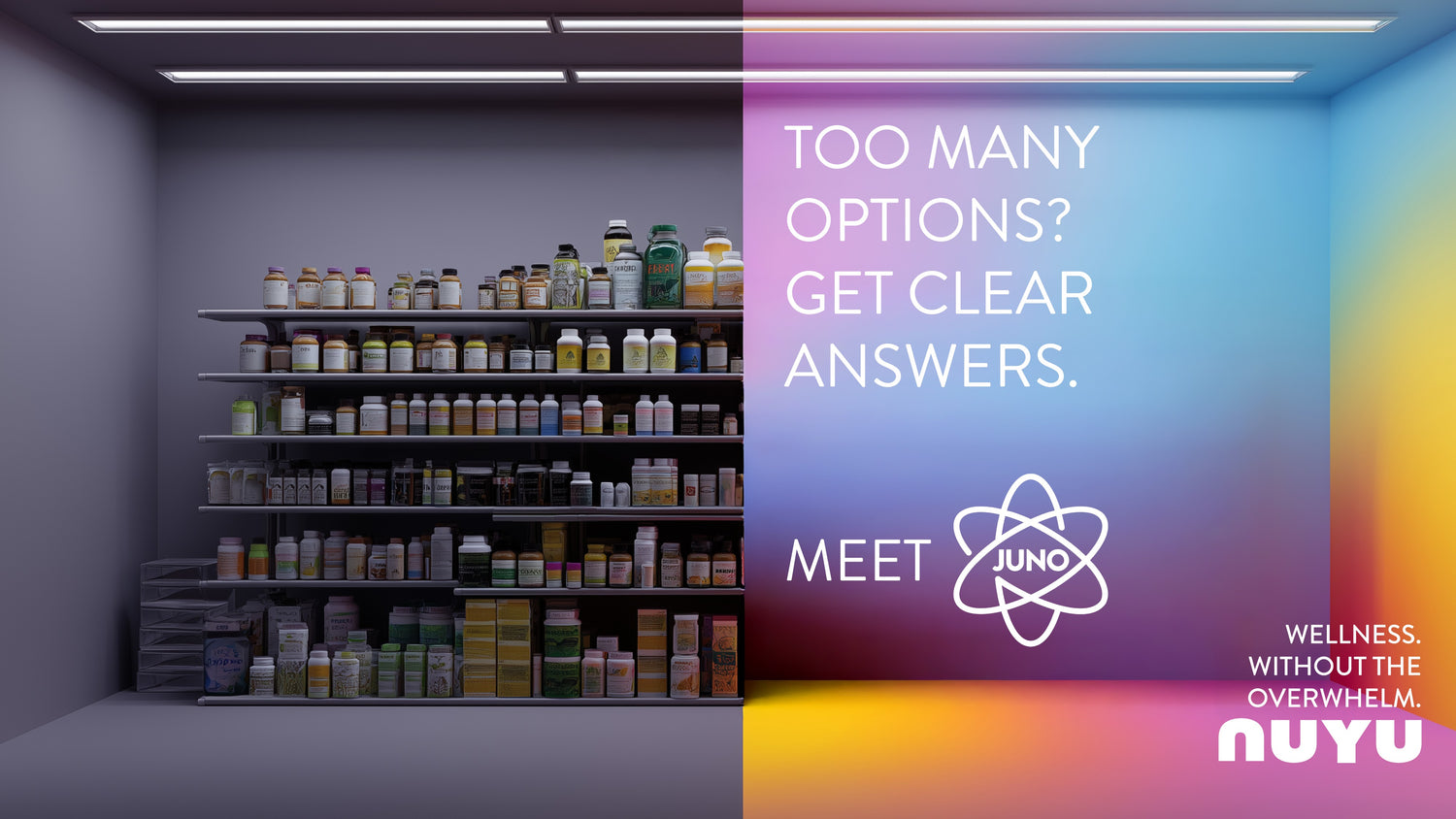 NUYU Juno wellness consultation service helping navigate supplement choices UK