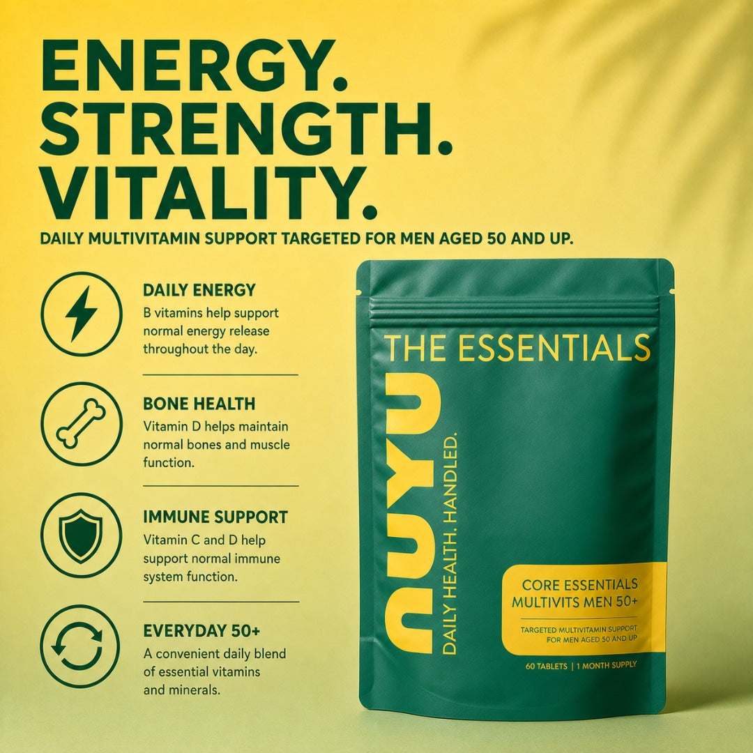 NUYU Core Esstentials Men's 50+ Multi Vitamins