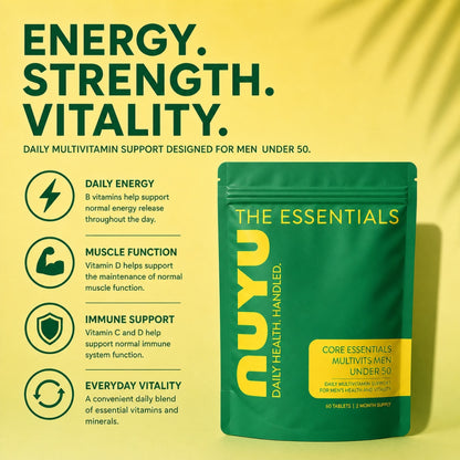 CORE ESSENTIALS MEN’S MULTIVITAMIN (UNDER 50)