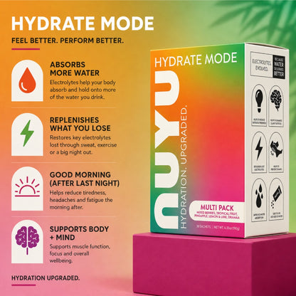 HYDRATE MODE - MIXED FLAVOUR MULTI-PACK ELECTROLYTES