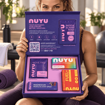 NUYU Muscle & Recovery Box | Recovery & Joint Support Box with Audio Magnesium™
