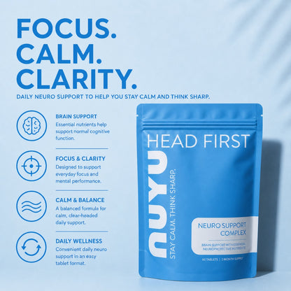 NUYU Neuro Support Complex (Neuro Blend Clarity and Focus Boost)