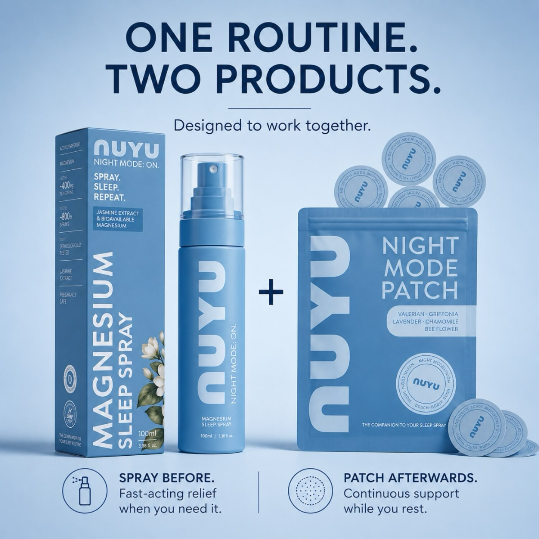 NUYU Magnesium Sleep Spray & Sleep Patches