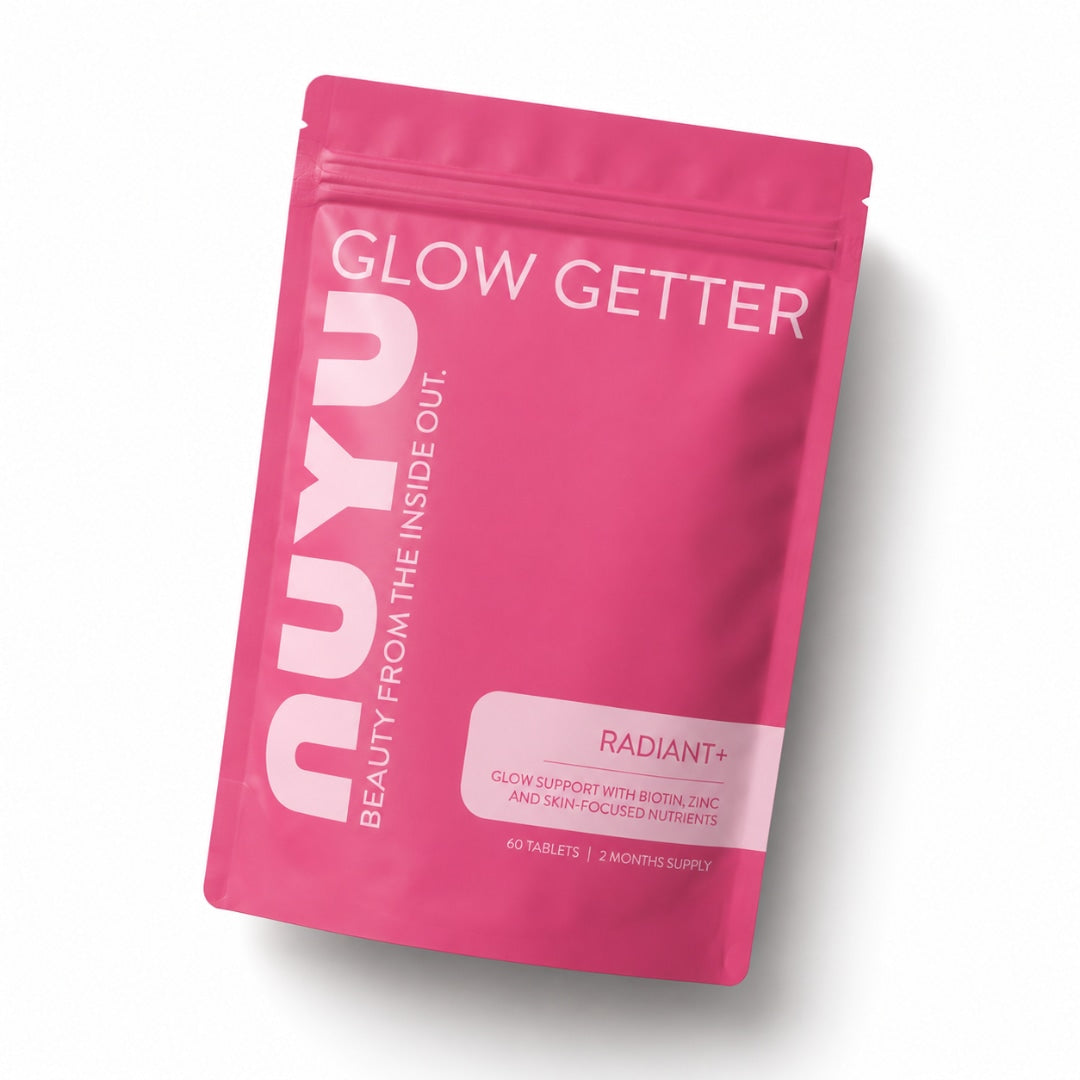 NUYU Radiant+ Skin, Hair and Nail Support: Grape Seed, Biotin, Selenium