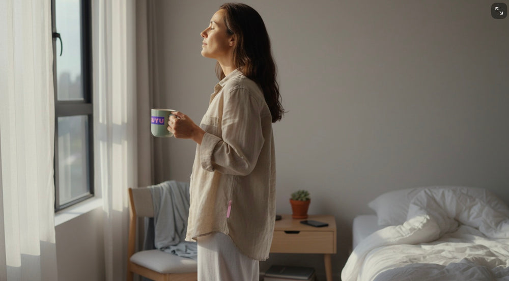 Morning light coming through a window