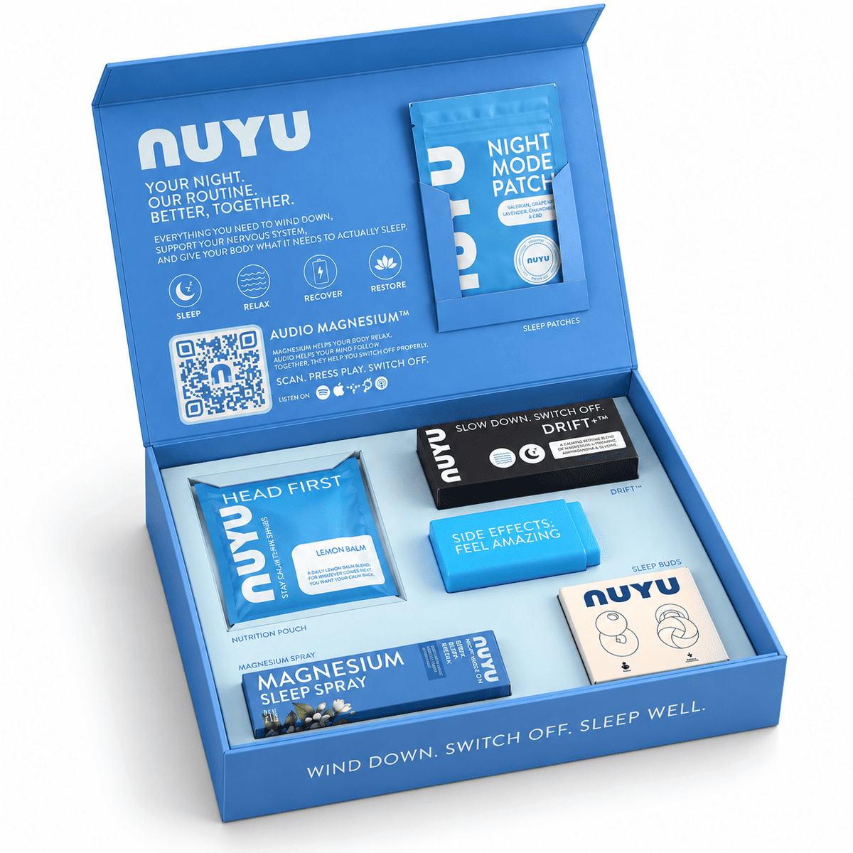 NUYU Sleep Edition | Sleep Gift Box with Audio Magnesium™
