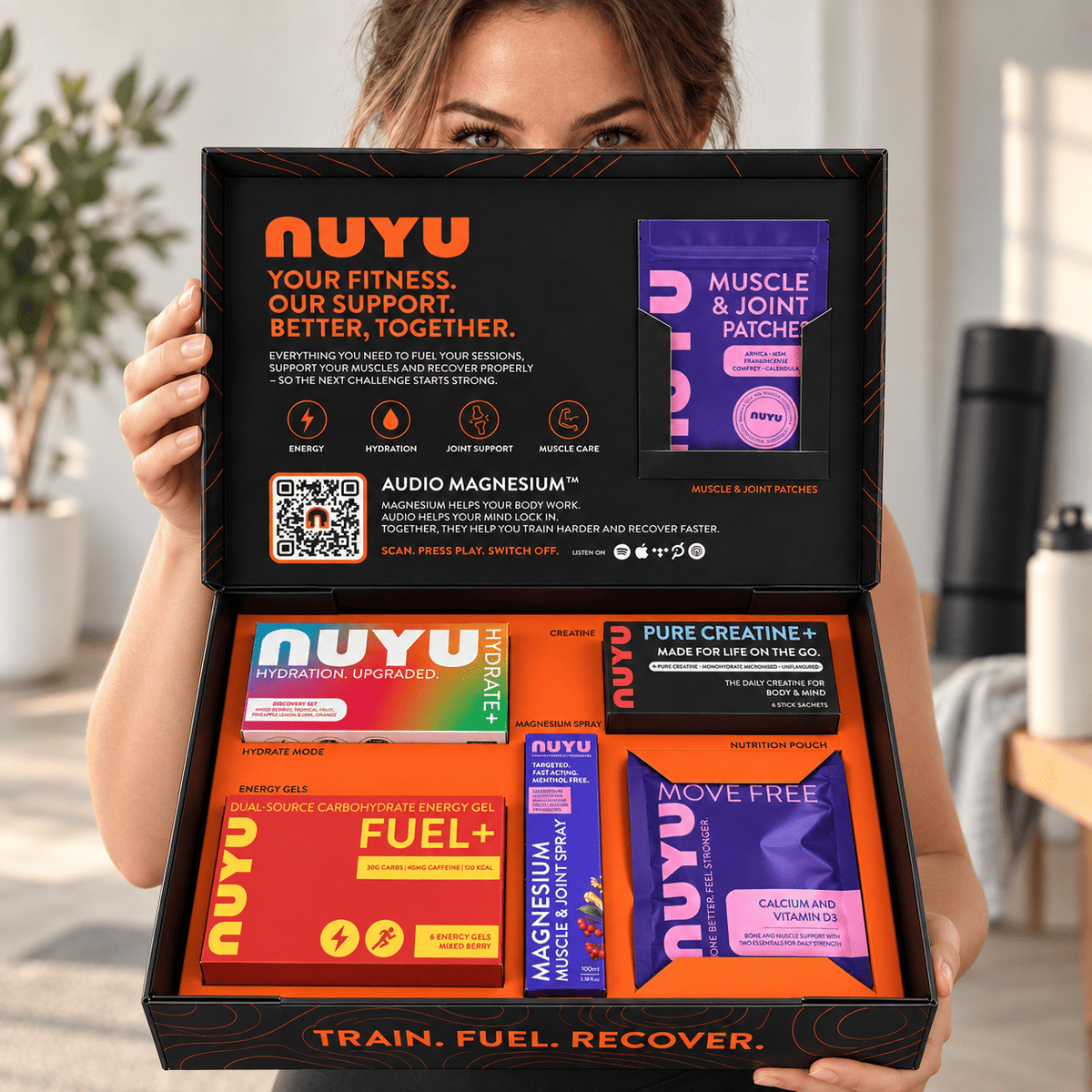 NUYU Sport Box | Active Lifestyle & Performance Box with Audio Magnesium™