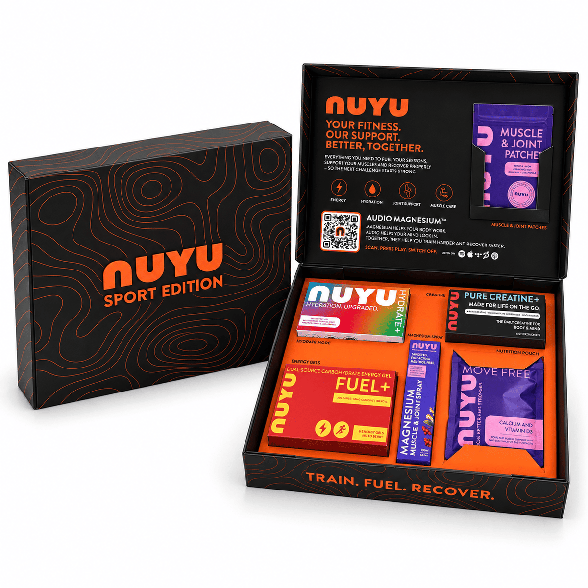 NUYU Sport Box | Active Lifestyle & Performance Box with Audio Magnesium™