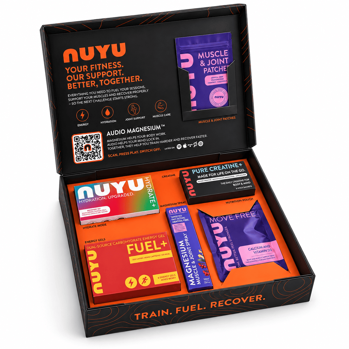NUYU Sport Box | Active Lifestyle & Performance Box with Audio Magnesium™