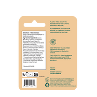 Vegan ATTITUDE Coconut Lip Balm with shea butter for hydration and tropical flavor, EWG Verified and plastic-free packaging