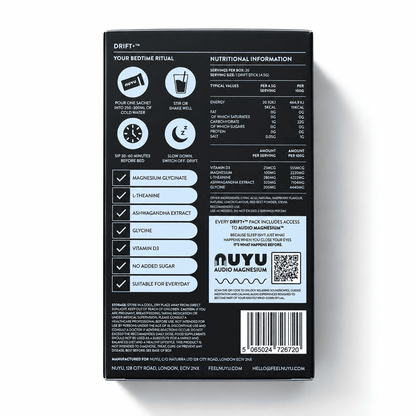 NUYU Drift+ Sleep Powder Blend - 20 Sachets