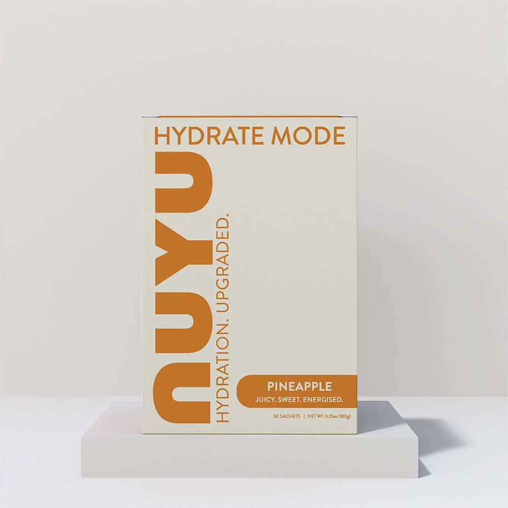 Hydrate Mode Pineapple electrolyte drink mix with Vitamin C in sugar-free tropical sachets