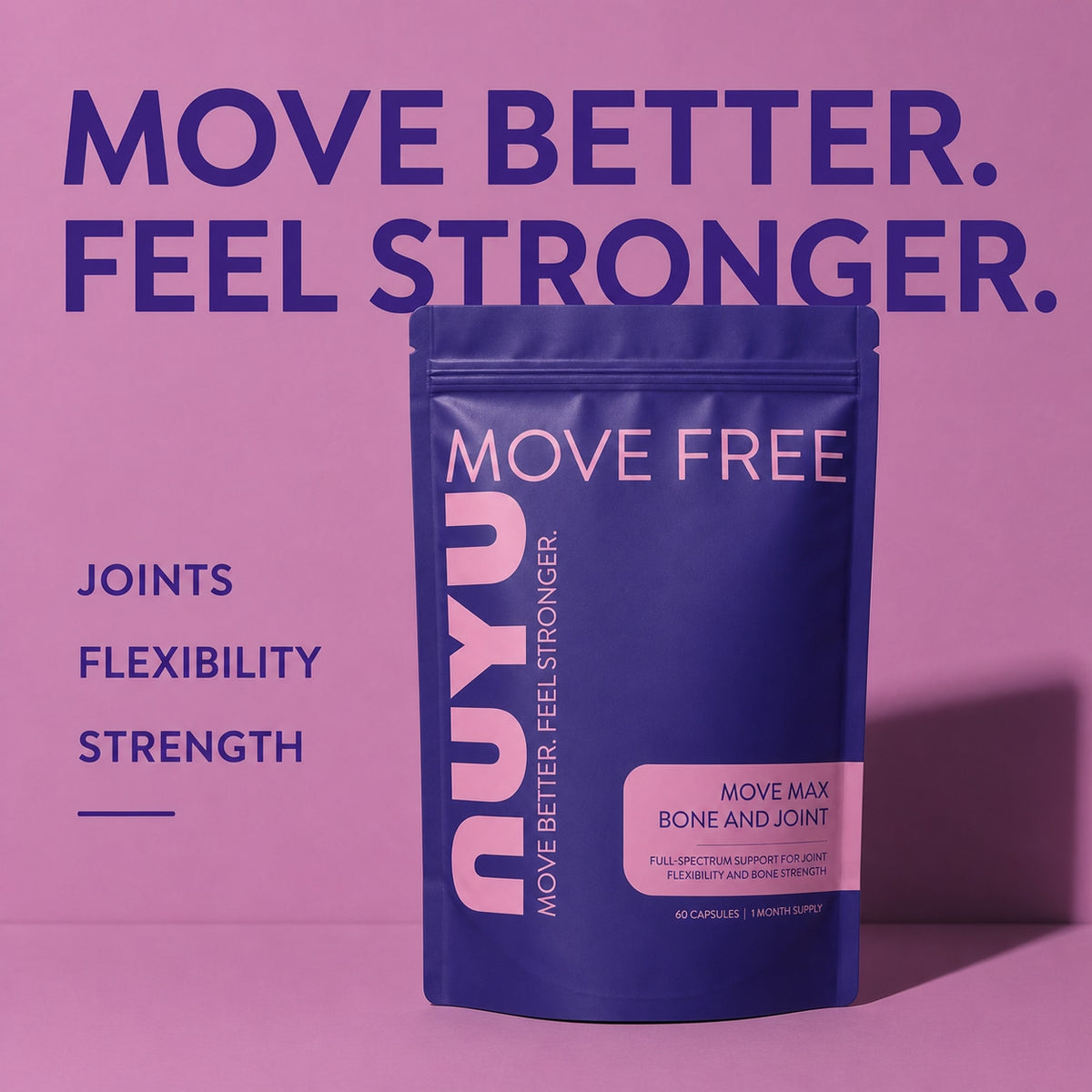 NUYU Move Max Bone & Joint Support