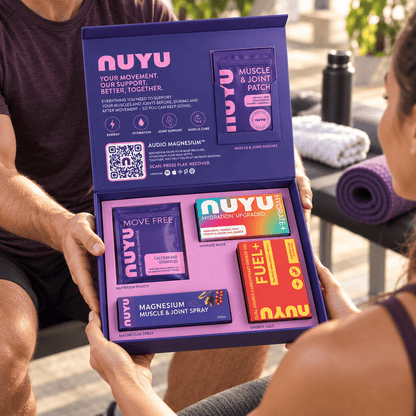 NUYU Muscle & Recovery Box | Recovery & Joint Support Box with Audio Magnesium™