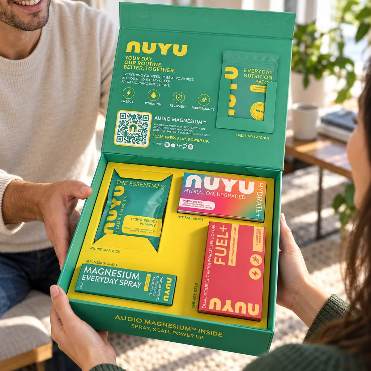 Opening the NUYU Everyday Edition box