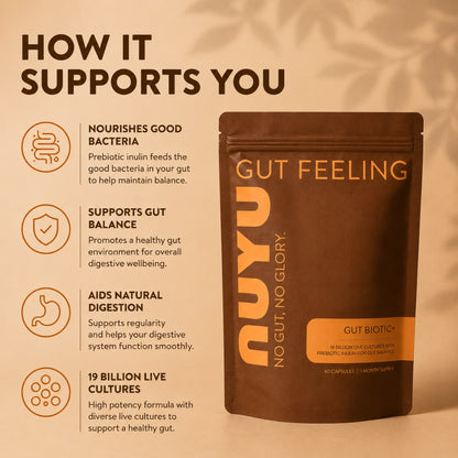 Gut Biotic Digestive Immune Support Capsules (19 billion CFUs)